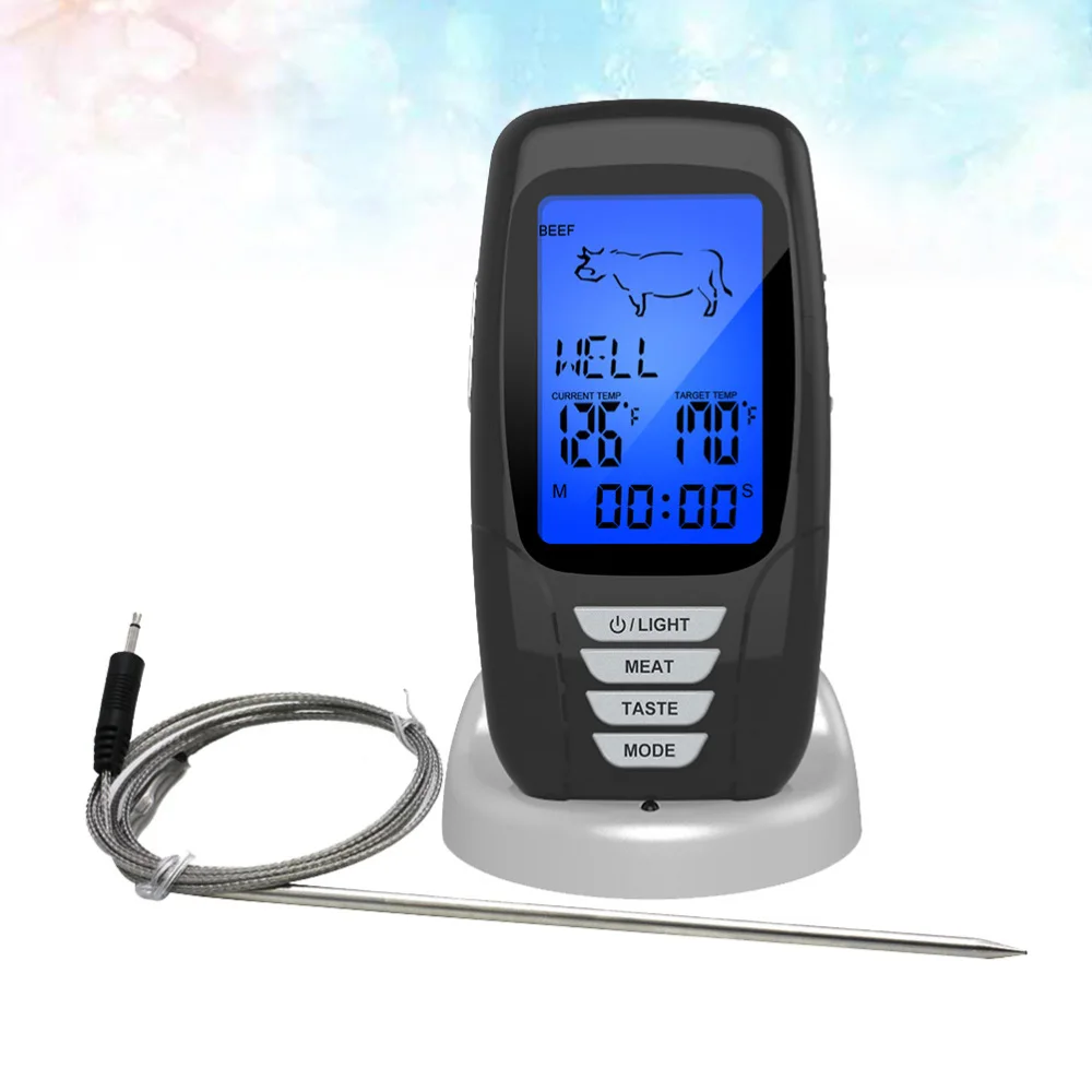 

Probe Type Wireless Barbecue Food Monitoring Battery Included