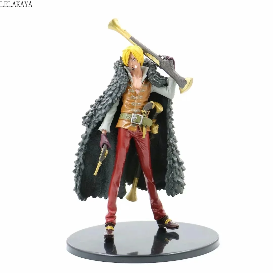 Аниме ONE PIECE DXF The Grandline Men Vinsmoke Sanji Film Z Vol.3 с пистолетом экшн фигурка из ПВХ