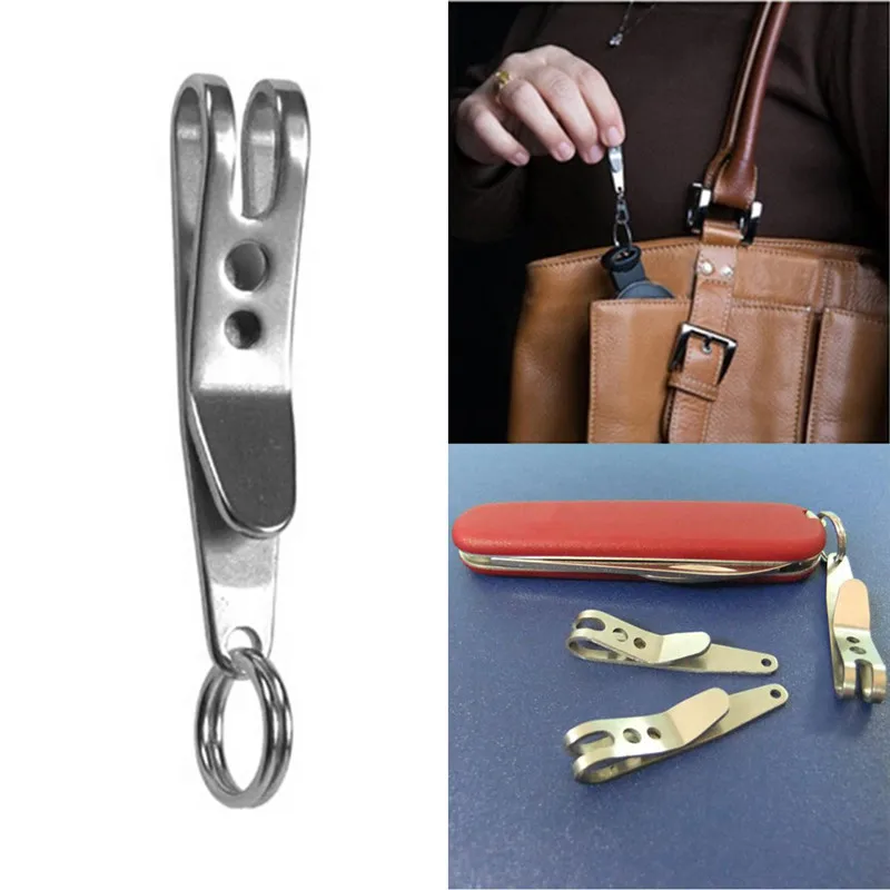 

Tool Bag Suspension Clip with Keychain Carabiner Outdoor Travel Camping Quicklink Tool