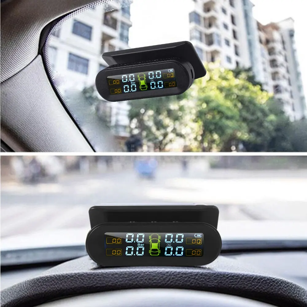 TPMS Pink Tire Pressure Universal Car Electronics Gauge Monitoring System Tiffany Blue Color Black | Инструменты