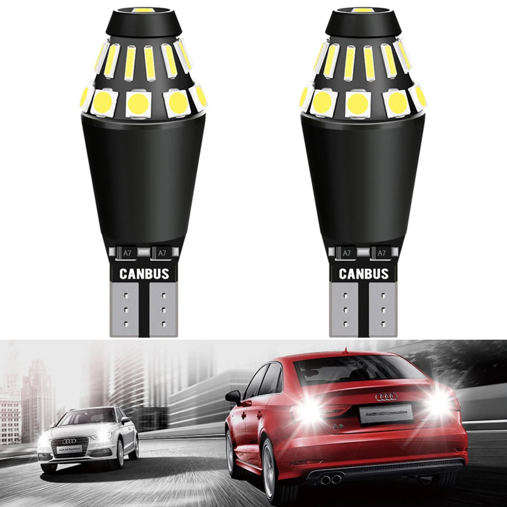 2 шт. светодиодный задний фонарь T15 W16W Canbus для Volkswagen VW Touareg Golf 4 5 6 7 Touran Polo Bora Caddy CC GTI