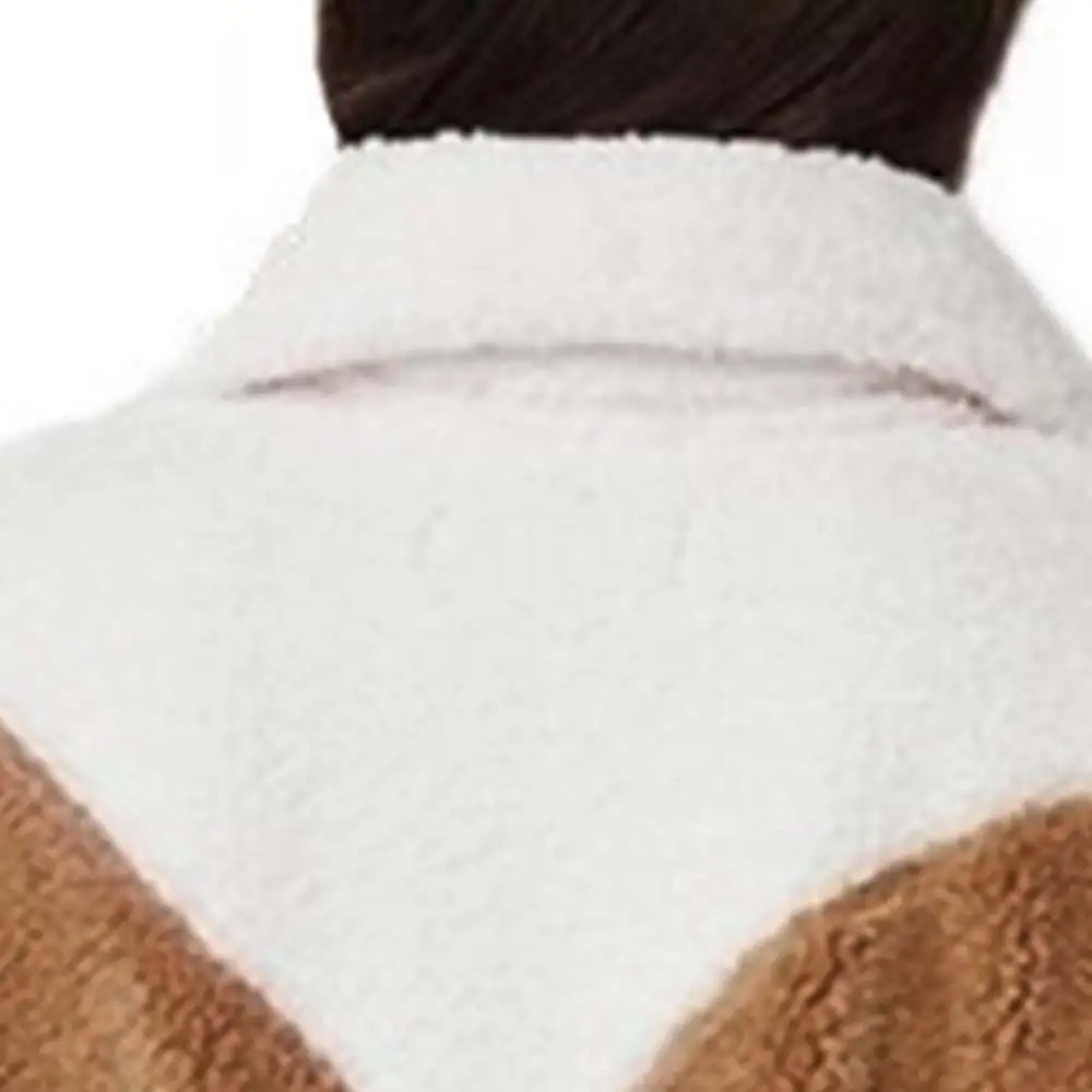 

Autumn New Style Women's Stitching Zipper Jacket Plush Sweater Jacket For Women's Casual Warm And Soft All-Match Jacket