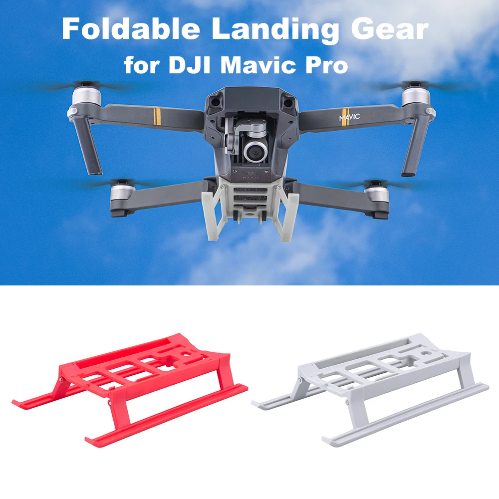 

Foldable Landing Gear for DJI Mavic Pro Drone Disassembly-Free Landing Gear Height Extender Leg Guard Protector Accessories