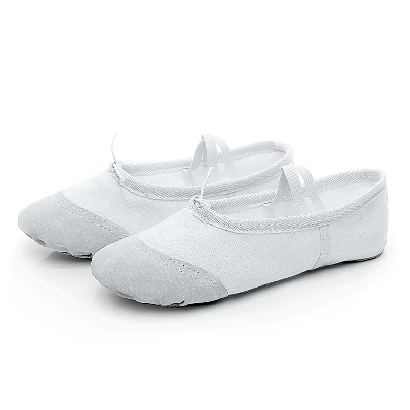 Adult Dance Shoes Soft Bottom Children Ballet Practice Yoga Gymnastics Canvas Flat |