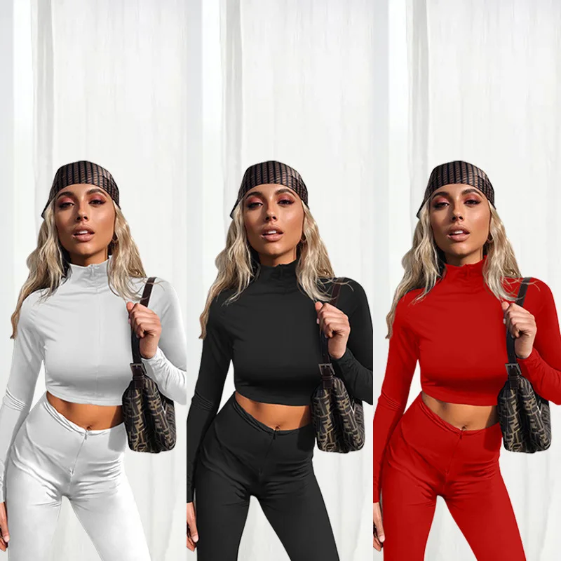 Женские сексуальные короткие футболки модная футболка с длинным рукавом осенние