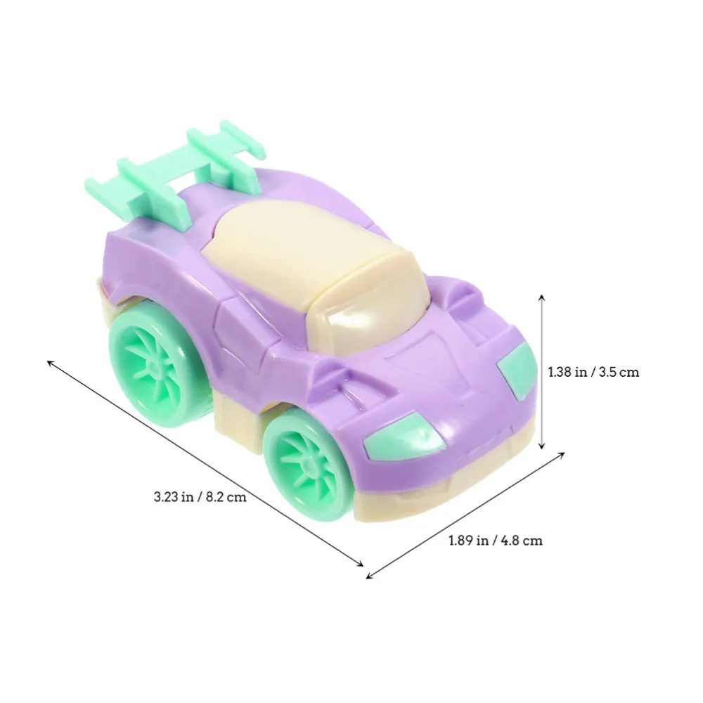 

6pcs Friction Powered Back Car Toys Cartoon Car Toys for Kids Toddlers