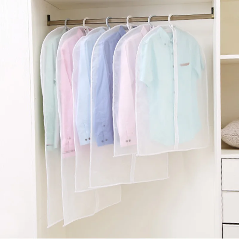 

1 шт. пылезащитный чехол для одежды, домашняя сумка для хранения одежды, костюма, платья, одежды, пальто, Пылезащитный Водонепроницаемый чехо...