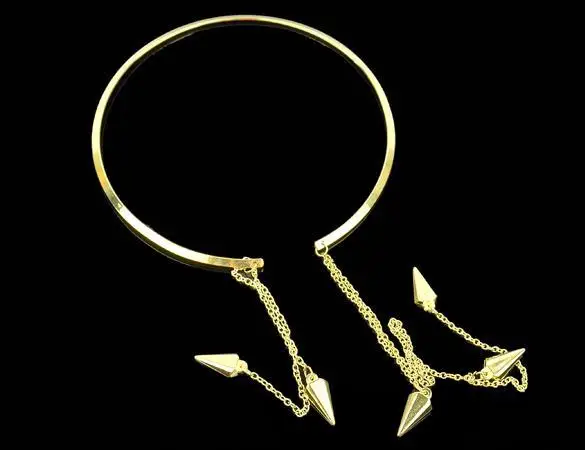 Модный женский чокер с кисточками чехол для тела ожерелье девочек Ретро стиль