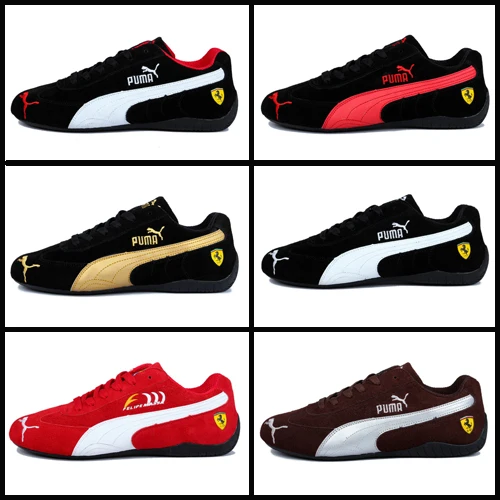 Pumax Ferrari - men's and women's running shoes, classic suede sneakers, European size 36-452021
