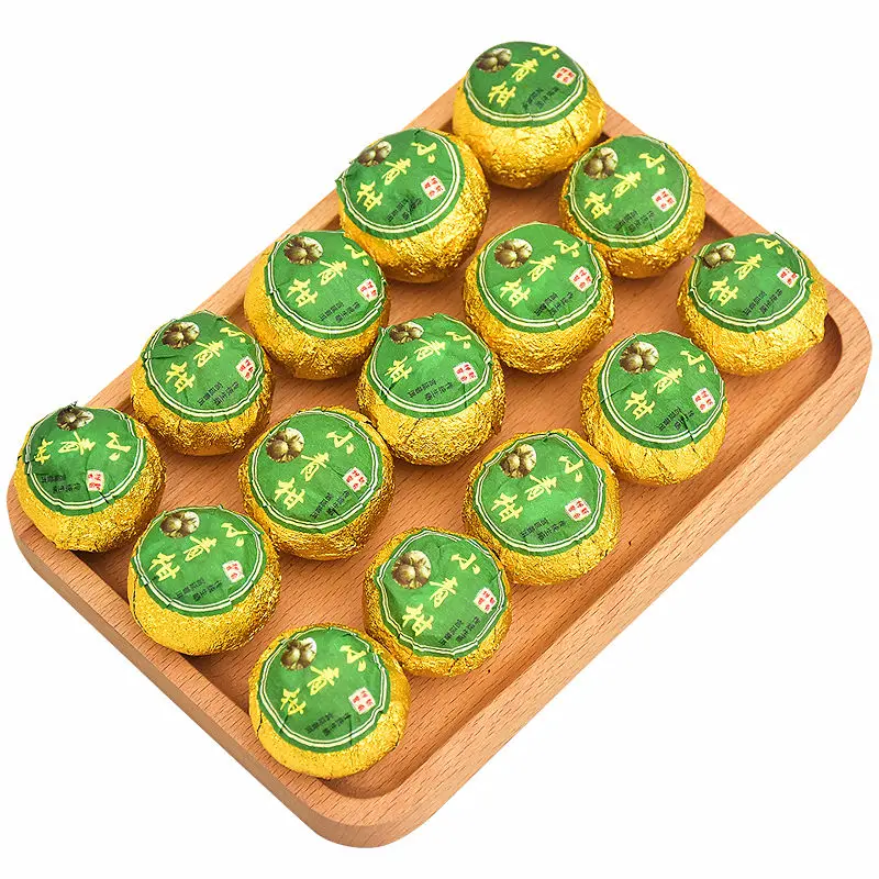 

Green Peel Xinhui Citrus Tea Pu'er Tea Tangerine Peel Court Pu'er Mandarin-Flavored Pu'er Tea Orange Tea