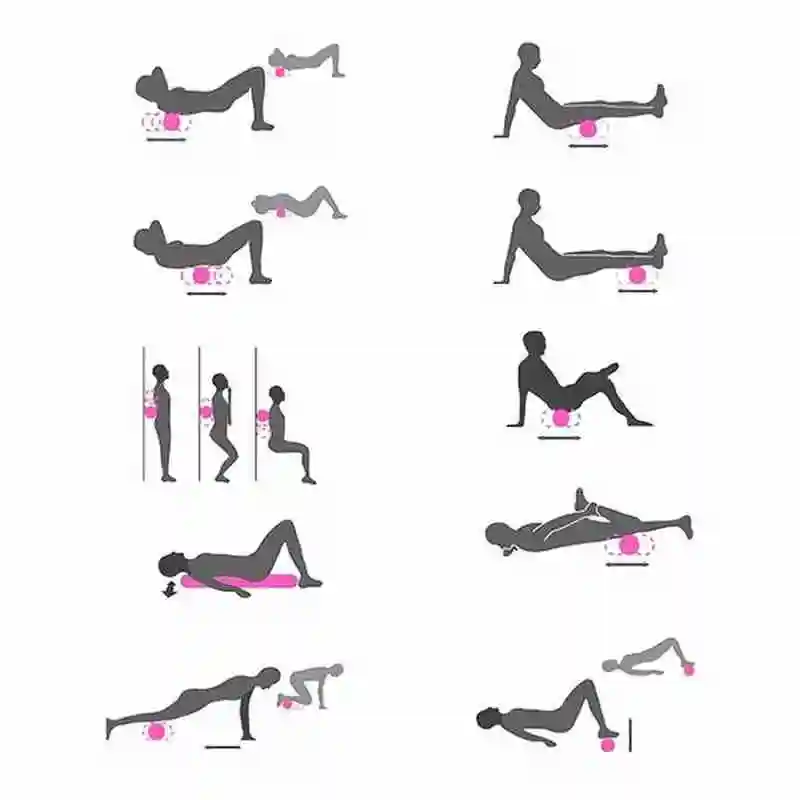 

Yoga Column Fitness Foam Roller Pilates Yoga Exercise Back Muscle Massage Roller Soft Yoga Block Muscle roller Drop Shipping