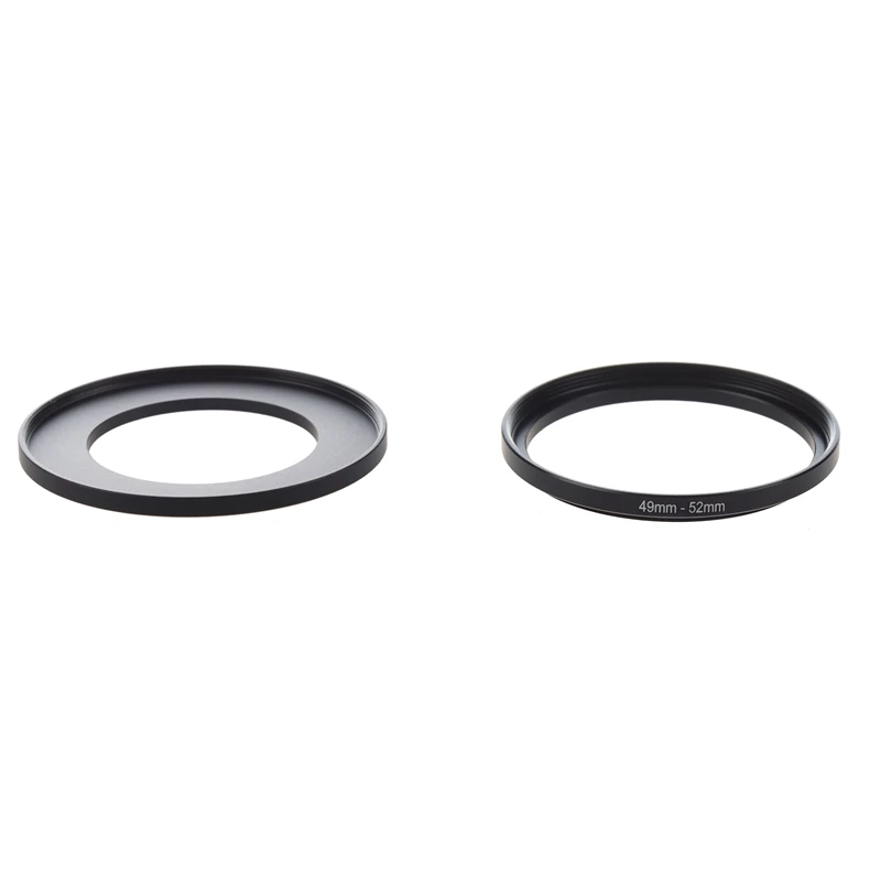 

2 шт. Замена металлического повышающего кольца-адаптера фильтра камеры, 49 мм-52 мм и 49 мм-72 мм