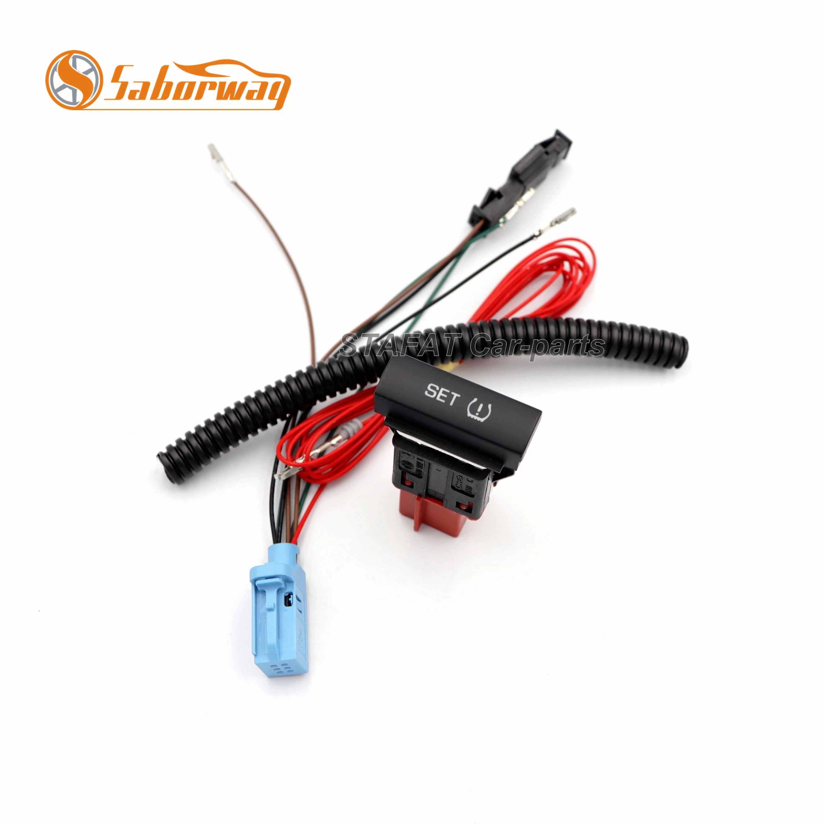 Предупреждение контроля давления в шинах Octavia 2007 2017 кнопка с кабелем 1ZD 927 127