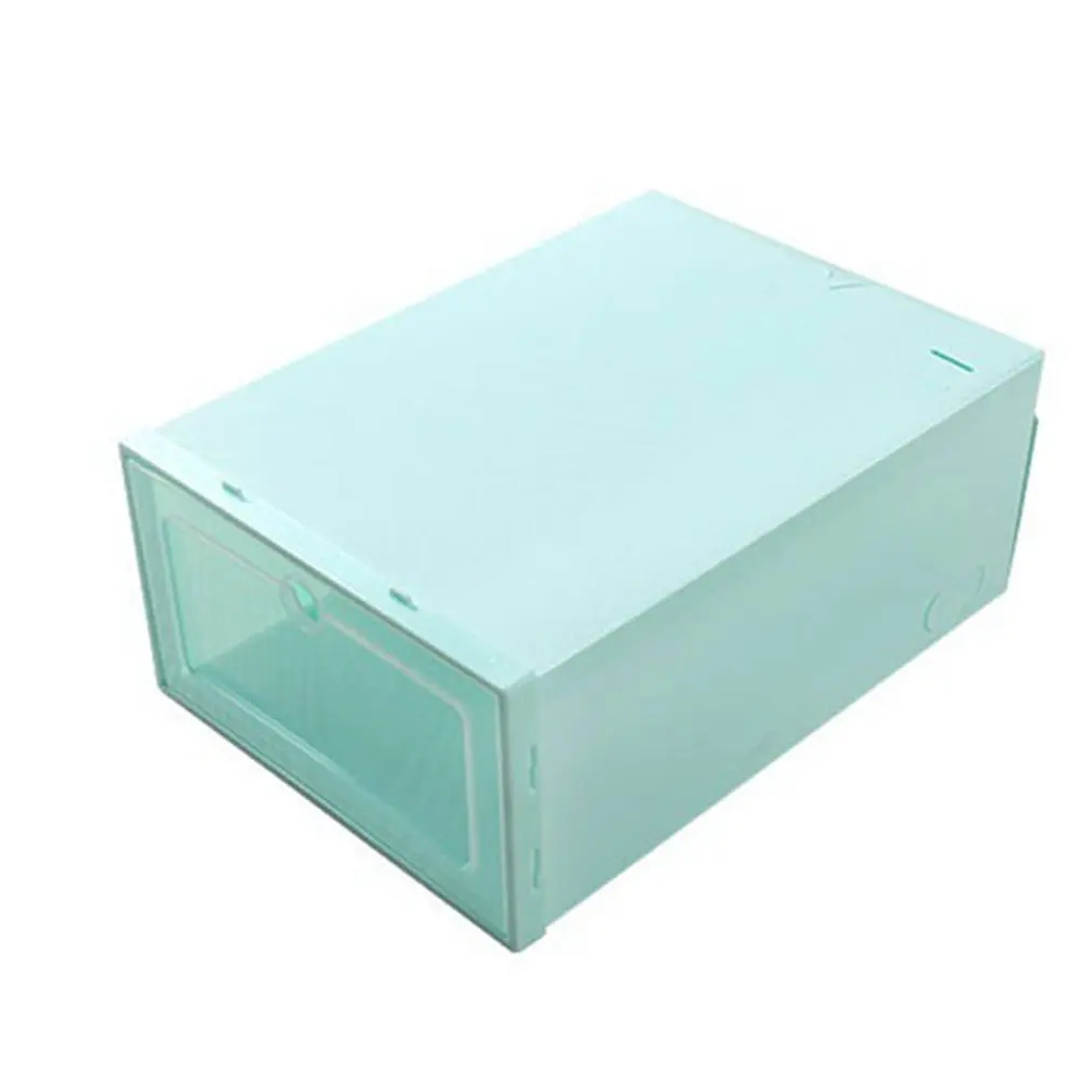 

new Thickened Boxes Case Transparent Shoes Box Home Organizer Sneakers Organization Storage Shoe Cabinet