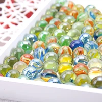 1020pcs 14mm colorful glass marbles kids marble run game marble solitaire toy accs vase fillerfish tank home decor canicas