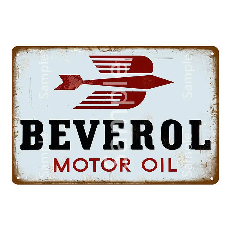 Мотоциклетный масляный Винтаж металлические знаки Texaco бензиновый двигатель