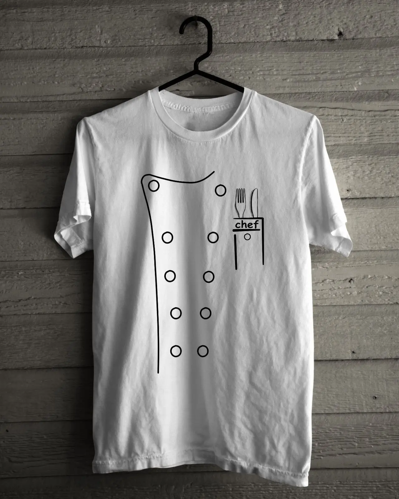 

Hot Summer Clothing Cotton Men T-Shirt High Quality Chef Novelty T Shirts