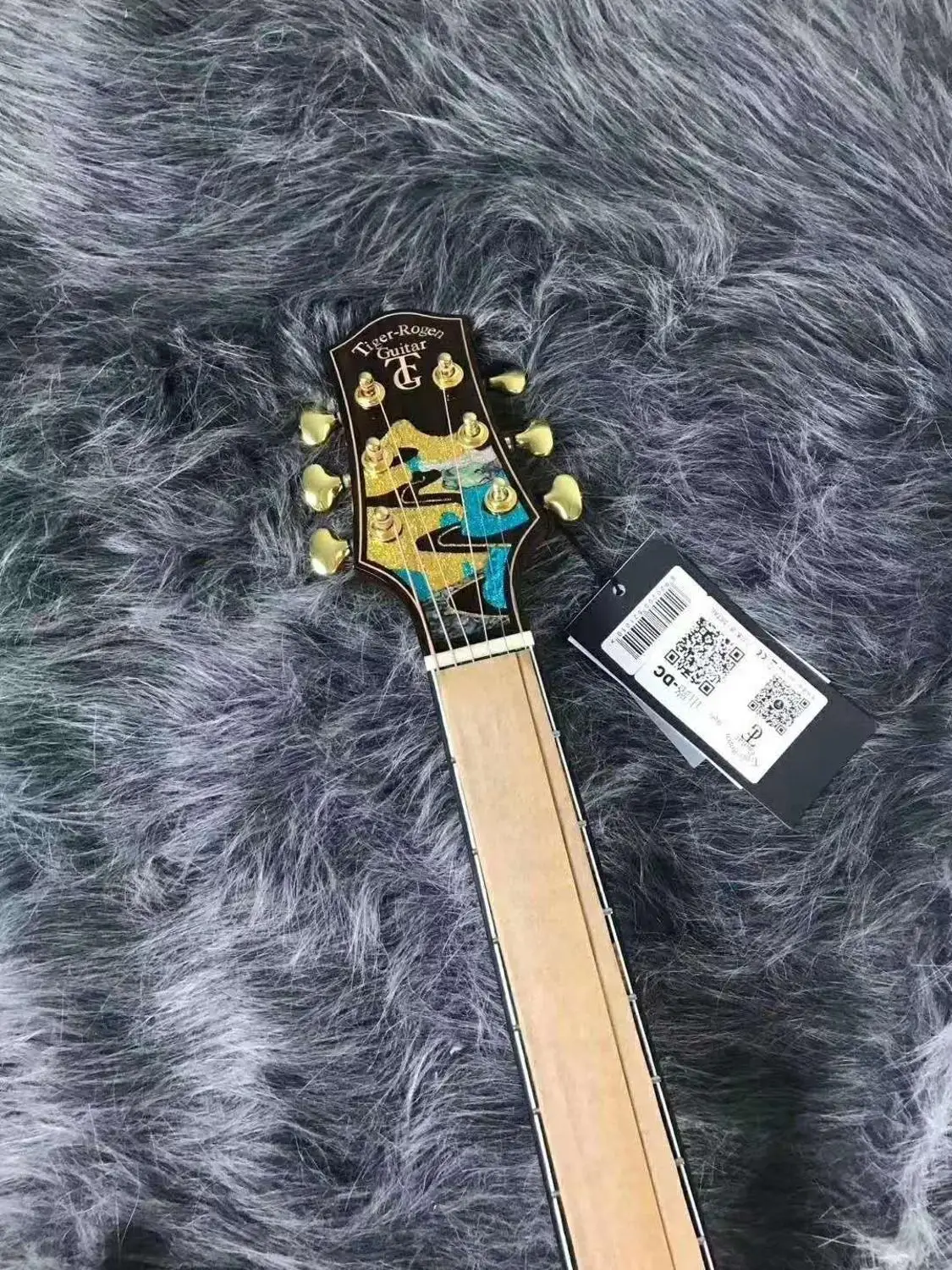 Новинка акустическая деревянная электрогитара Tiger rogen для начинающих|Гитары| |