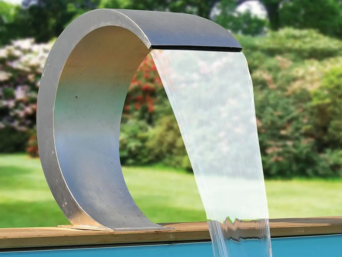 Водопад для бассейна своими руками из пластиковой трубы