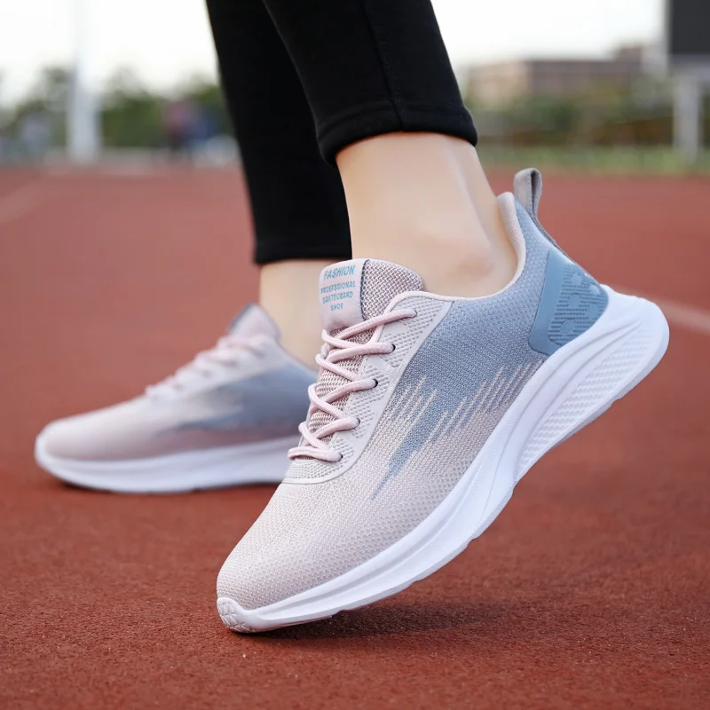 Couple Light Mens Women Running Shoes Comfortable Breathable Sneaker Casual Antiskid Wear-resistant jogging Sport basket femme