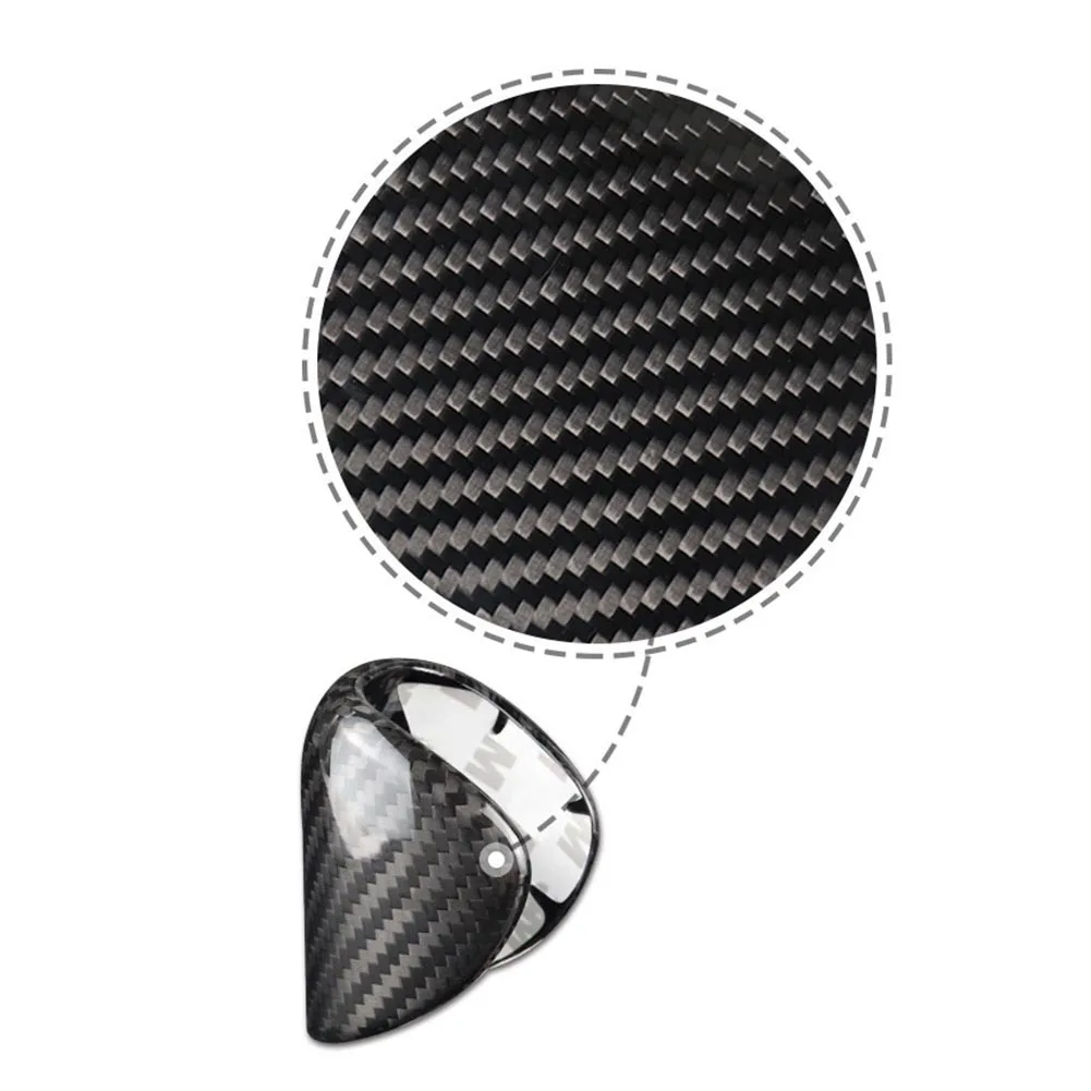 Углеродное волокно крышка ручки переключения передач декоративная наклейка