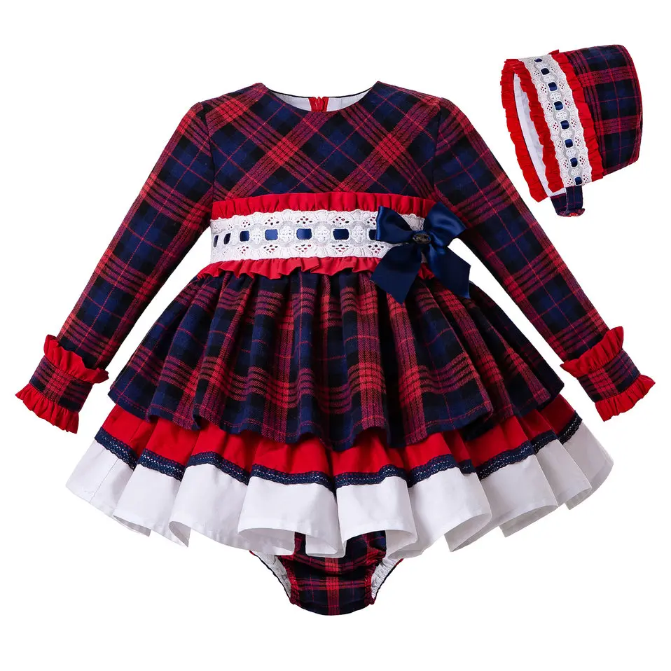 Pettigirl/оптовая продажа осенние красные комплекты одежды для девочек