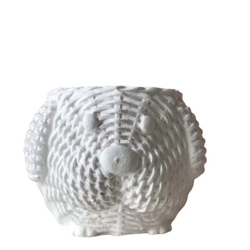 

Flowerpot Silicone Mold 3D Dog Diy Handmade Fondant Cake Mould Concrete Resin Plaster Chocolate Candle Baking Accessories