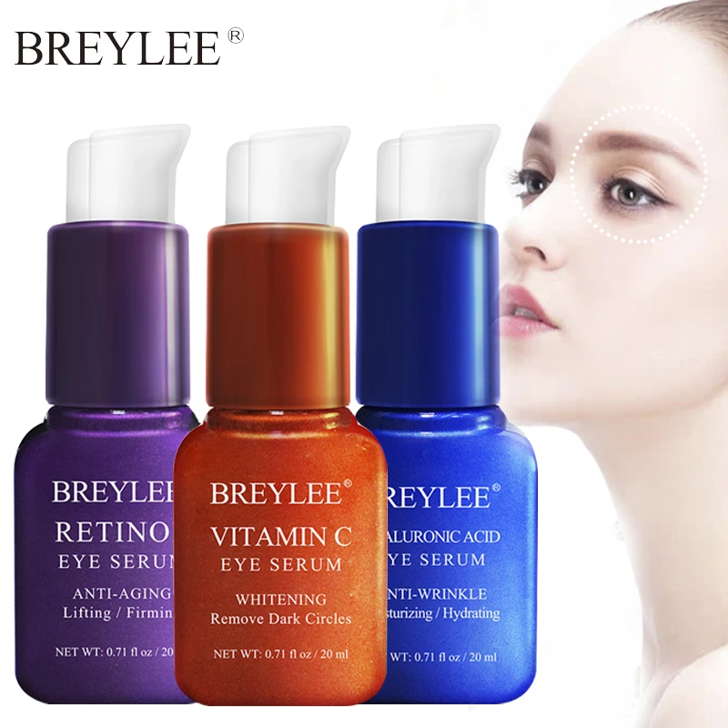 BREYLEE Сыворотка для глаз маска ретинол Гиалуроновая Кислота Витамин С Уход за