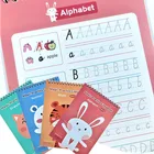 4 книгинабор, Детские кавайные магические тетрадь для практики для письма