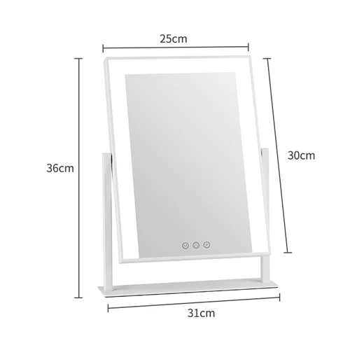 Голливудское зеркало со светодиодной подсветкой для макияжа полосное освещение