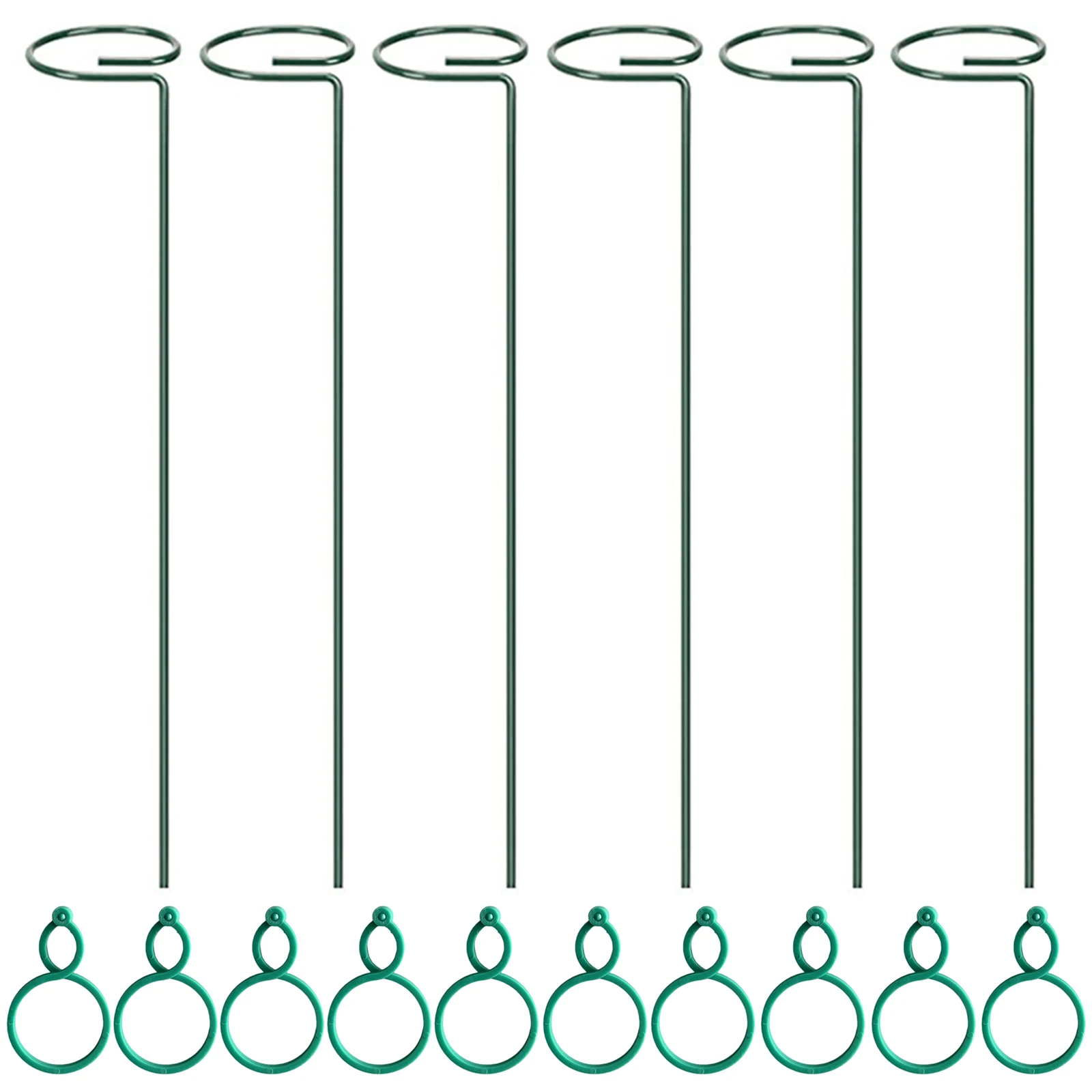 

Полипропиленовый зажим для растений, полипропиленовая Нескользящая подставка для одного стержня, 40 см/45 см, 10 шт./лот, прочные многоразовые ...