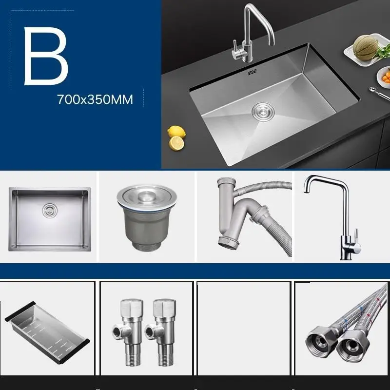 Встроенная Lavandino Banheiro Evier Acero Inox Portatil Lavello Cucina кухня Cuba Pia Cozinha Fregadero De Cocina раковина для мытья посуды - Цвет: Number 15