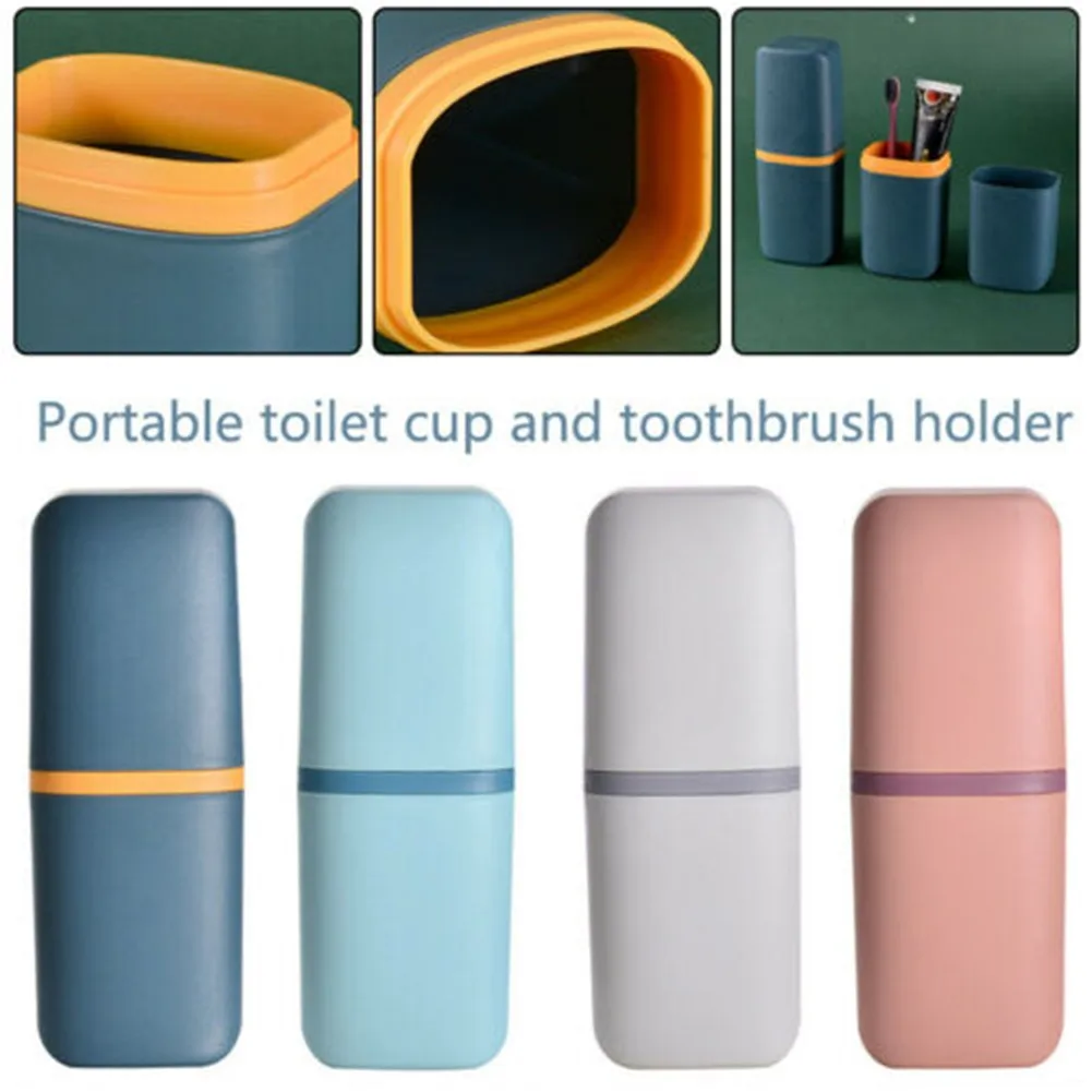 

Portable Travel Camping Toothpaste Case Cover Holder Toothbrush-Box Storage For Travel Family Camping Toothbrush Box Organizer