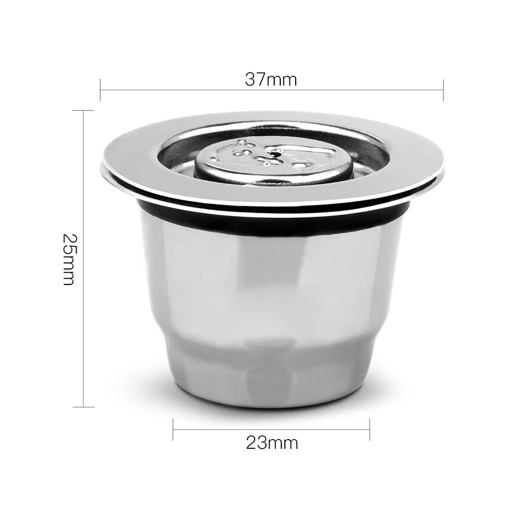51-100ml Multi Fat With Lid Press Stainless Steel Refillable DIY Sealed Coffee Capsule Corrosion Resistant Home Reusable Filter |