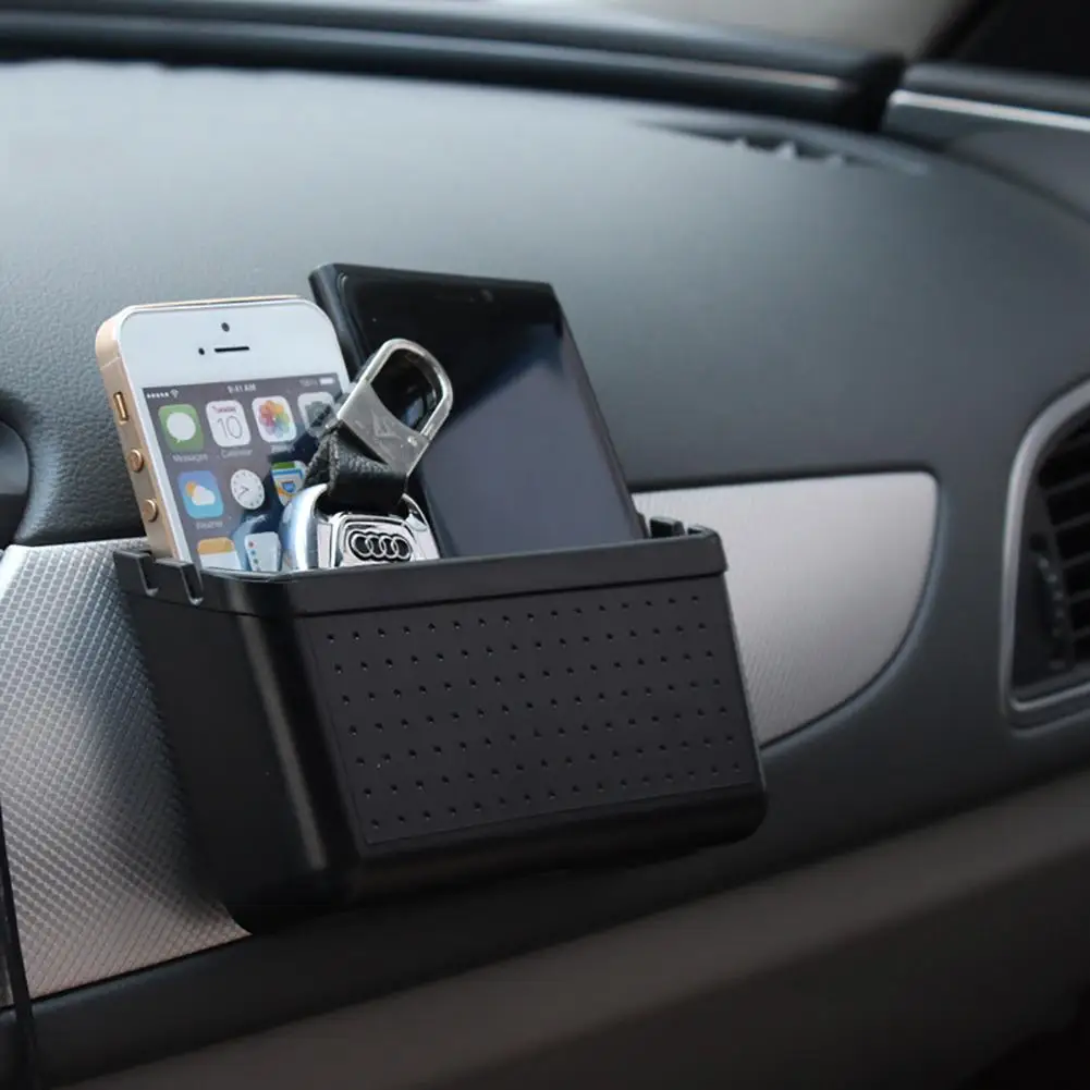 

Universal Car Auto Dashboard Phone Holder Self Adhesive Storage Box Organizer