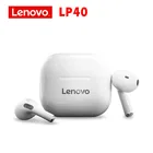 Новые оригинальные беспроводные наушники Lenovo LP40 TWS Bluetooth 5,0 двойное Стерео шумоподавление бас сенсорное управление длительный режим ожидания 300 мАч