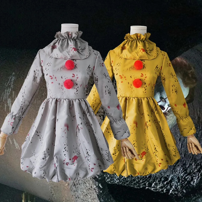 Женское платье с цветочным принтом Стивена Кинга оно одежда клоуна Pennywise для