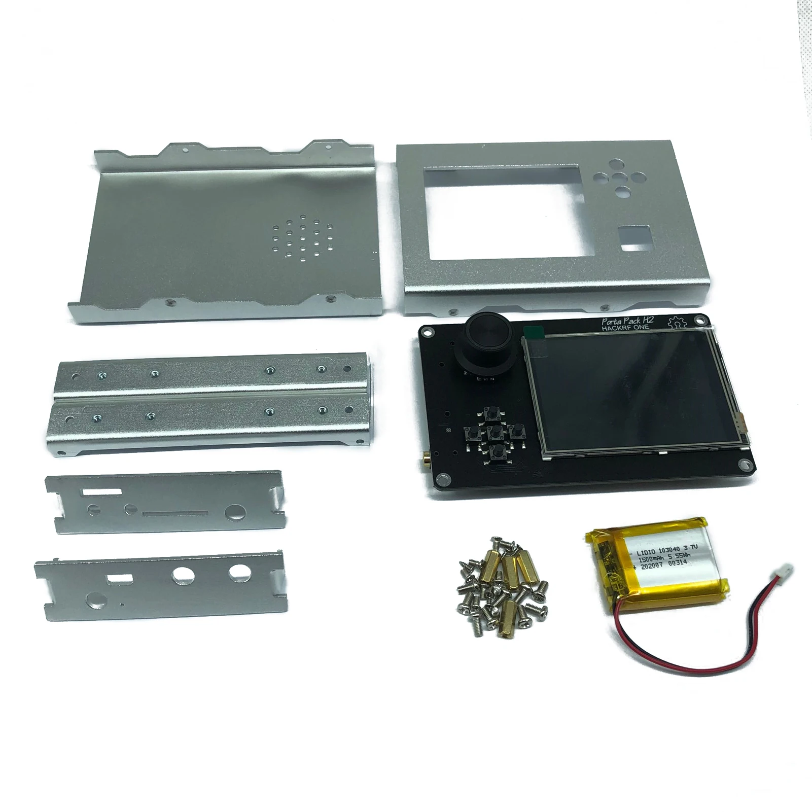 Verkaufen Portapack H2 3,2 In Touch LCD Screen HACKRF EINE SDR Radio Mit Aluminium Legierung Mayhem Firmware 0,5 Ppm TCXO Globale Position System