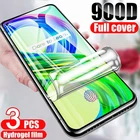 Гидрогелевая Защитная пленка для экрана Realme 8 Pro GT 7 6 Pro X7 X50 Pro GTNeo XT X Q3 C3 Pro, мягкий ТПУ с полным покрытием, не стекло, 3 шт.