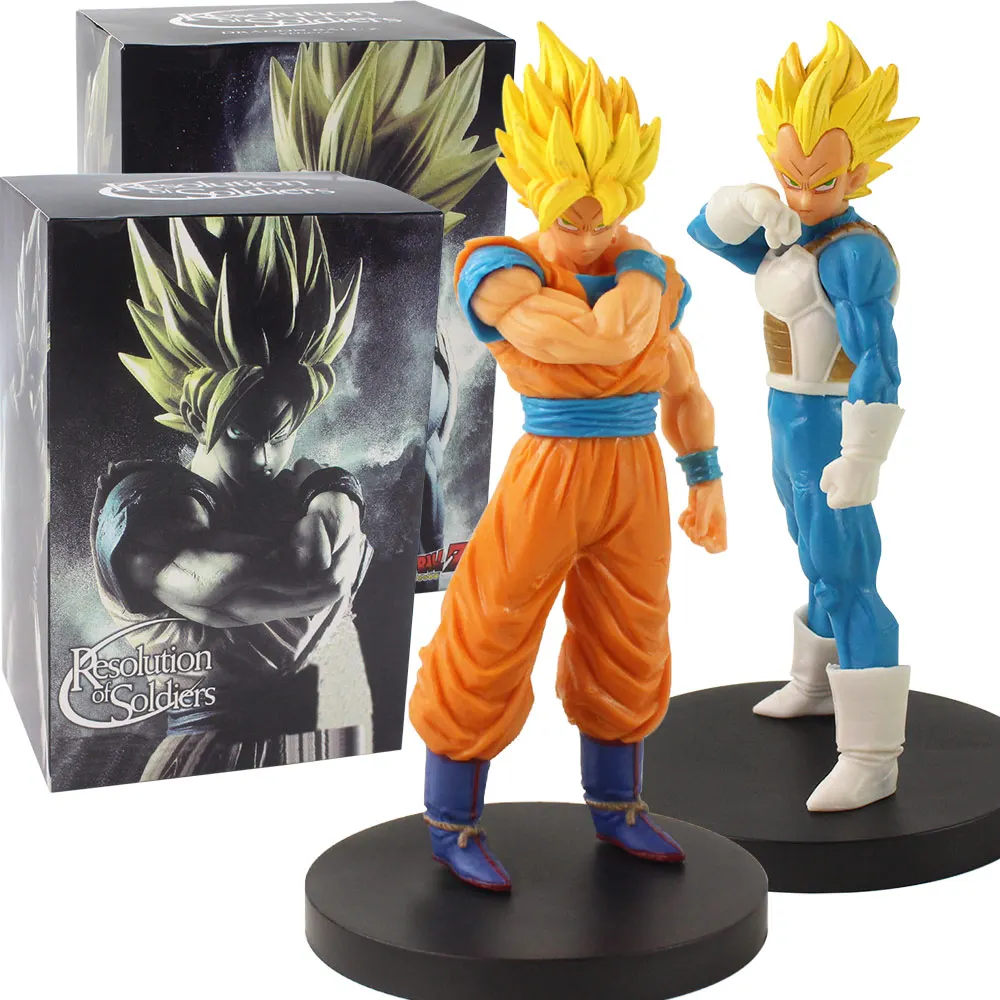 Экшн-фигурка Dragon Ball Z Super Saiyan Son Goku Vegeta Kakarotto Fighting ПВХ модель куклы коллекционные