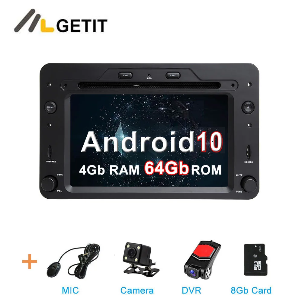 4G CAM DVR SD DSP Android 10 Автомобильный dvd стерео Мультимедийный Плеер для Alfa Romeo Spider Alfa Romeo 159 Brera 159 Sportwagon с радио - Цвет: 4G CAM DVR SD