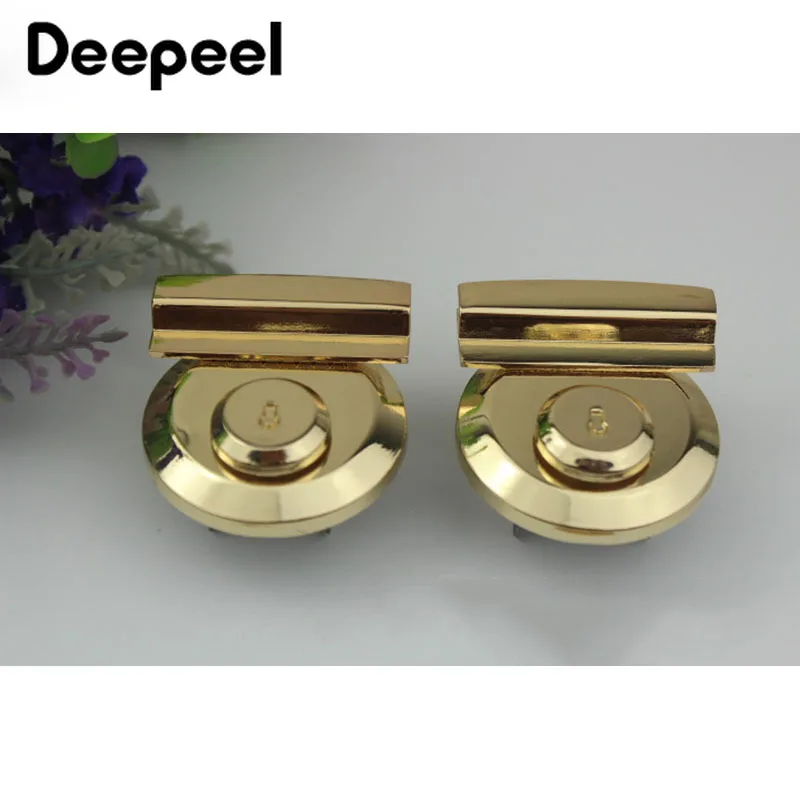 2 шт. золотистые металлические поворотные застежки для сумок и кошельков | Багаж