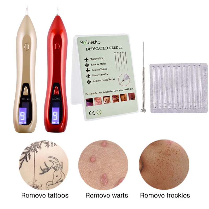 Лазерная плазменная ручка для удаления кротов с ЖК дисплеем 6 уровней|Устройство