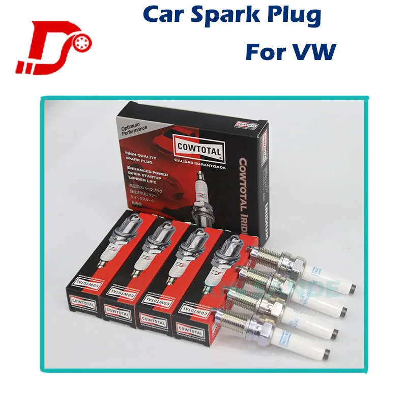 

Car Accessories Spark Plug Replacing 4PCS Iridium ZKER6A-10EG-96596 For Volkswagen Bora/Jetta/New Santana/Polo/Golf 1.6L