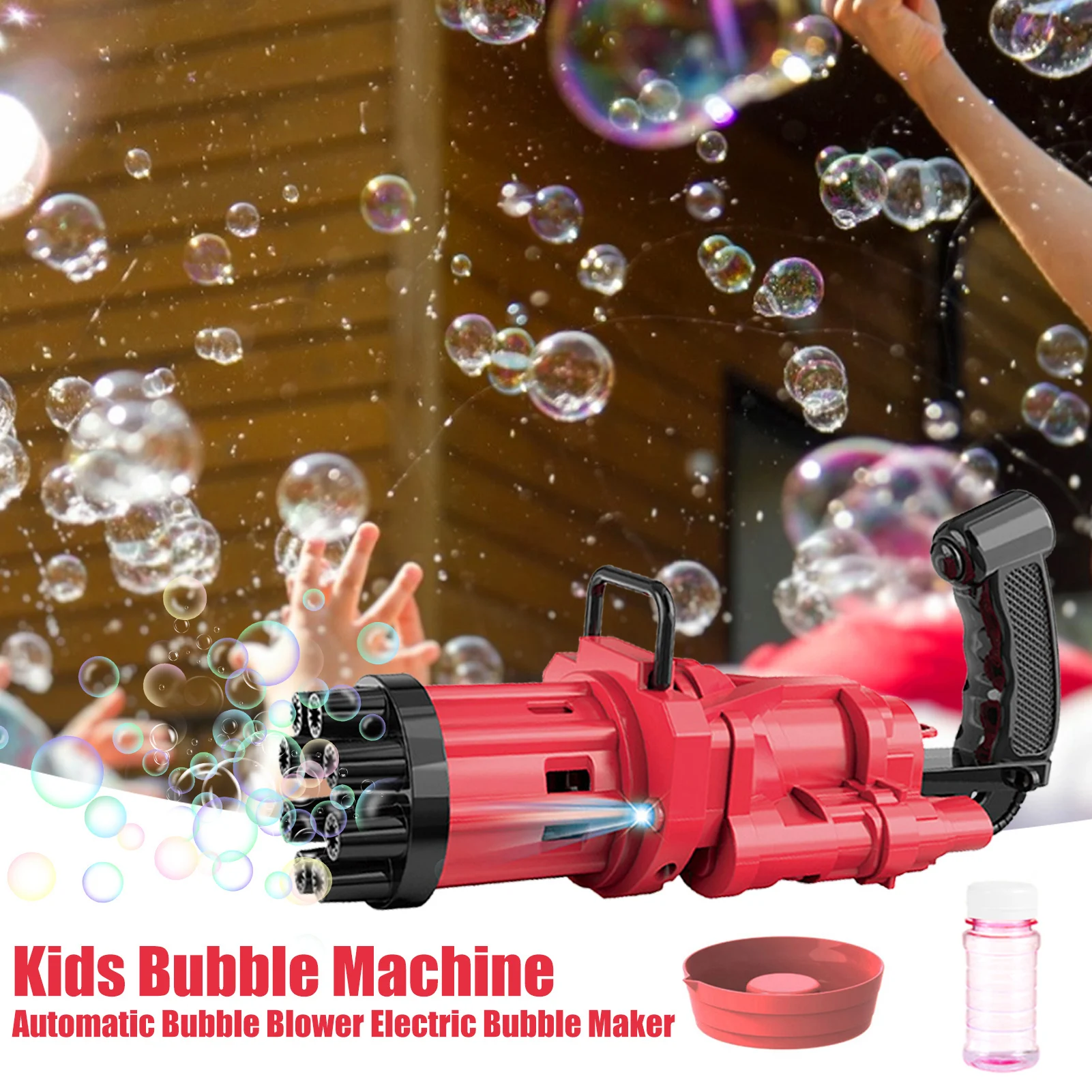 

Kids Bubble Machine Automatic Bubble Blower Electric Bubble Maker amicable