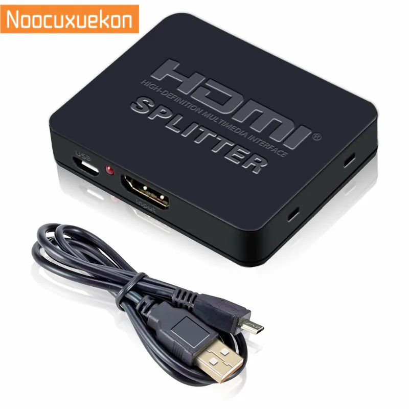 HDMI 1 в 2 выхода 1080p 4K 1x2 HDCP Стриппер 3D сплиттер усилитель силового сигнала