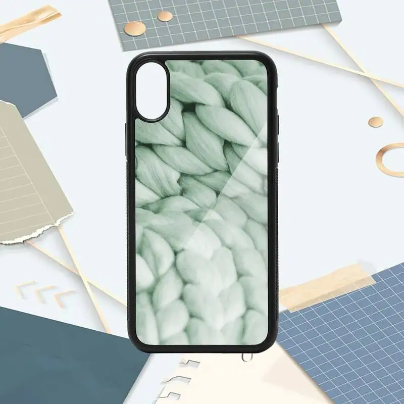 

Winter warm sweater pattern Phone Case PC for iPhone 11 12 pro XS MAX 8 7 6 6S Plus X 5S SE 2020 XR