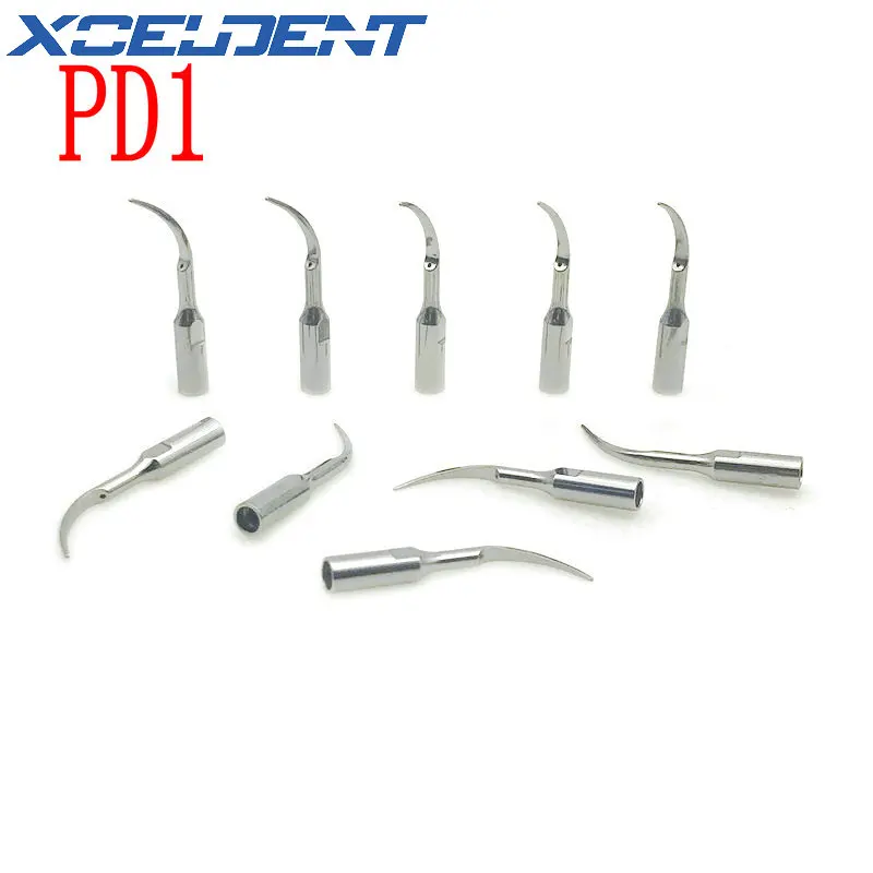 10 шт. стоматологический скалер периодонтальные насадки PD1 для SATELEC DTE наконечник