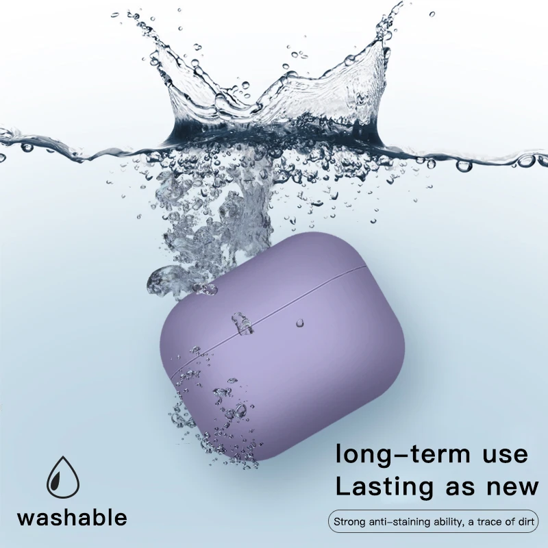 Ультратонкий силиконовый чехол для беспроводных наушников с поддержкой Bluetooth Apple