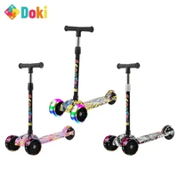 doki toy children scooter tricycle baby 3 in 1 balance bike ride on toys flash folding car child toys ride on toys popular 2022